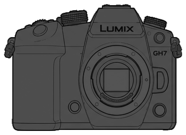Panasonic LUMIX DC-GH7 Body front silhouette