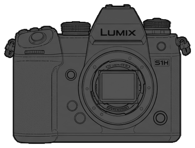 Panasonic LUMIX DC-S1H Body front silhouette