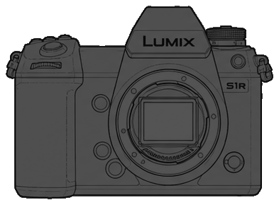 Panasonic LUMIX DC-S1R Body front silhouette