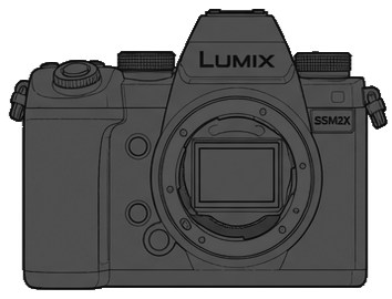 Panasonic LUMIX DC-S5M2X Body front silhouette