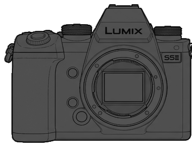 Panasonic LUMIX DC-S5M2 Body front silhouette