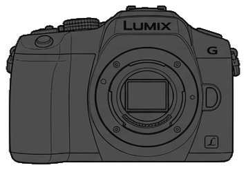Panasonic LUMIX DMC-G6 Body front silhouette