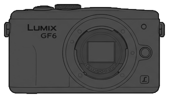 Panasonic LUMIX DMC-GF6 Body front silhouette