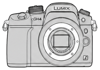 Panasonic LUMIX DMC-GH4 Body front silhouette