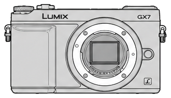 Panasonic LUMIX DMC-GX7 Body front silhouette