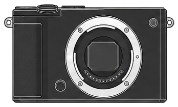 Nikon 1 J4 Body front silhouette