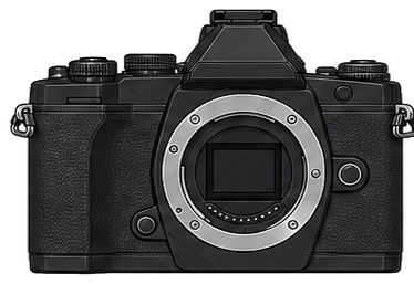 OLYMPUS OM-D E-M5 Mark II Body front silhouette
