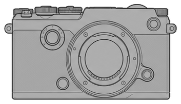 OLYMPUS PEN-F Body front silhouette
