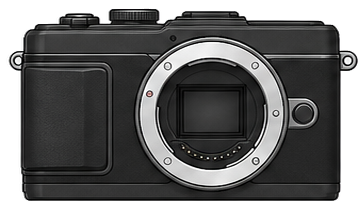 OLYMPUS PEN Lite E-PL7 Body front silhouette