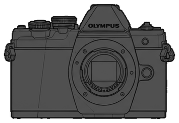 Olympus OM-D E-M10 Mark III Body front silhouette