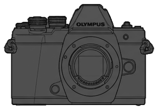 Olympus OM-D E-M10 Mark II Body front silhouette