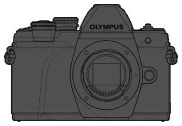 Olympus OM-D E-M10 Mark IV Body front silhouette