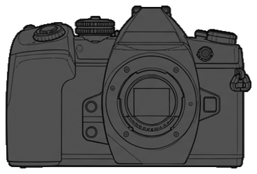 Olympus OM-D E-M1 Mark III Body front silhouette