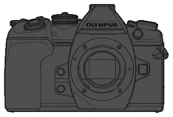 Olympus OM-D E-M1 Mark II Body front silhouette