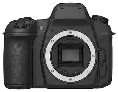 PENTAX K-3 II Body front silhouette