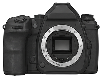 PENTAX K-3 Mark III Monochrome Body front silhouette