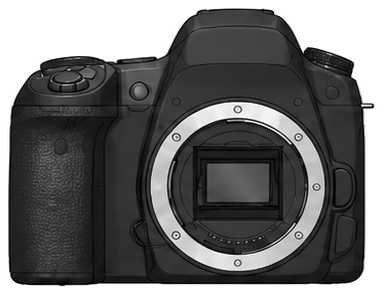 PENTAX K-3 Mark III Body front silhouette