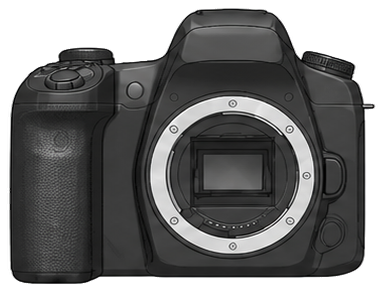 PENTAX K-3 Premium Silver Edition front silhouette
