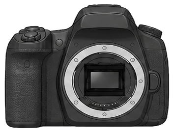 PENTAX K-3 Body front silhouette