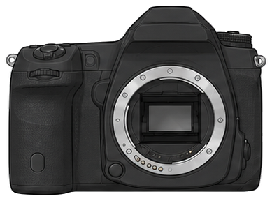 PENTAX K-5 II Body front silhouette