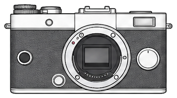 PENTAX Q-S1 Body front silhouette
