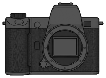 Leica SL2-S Body front silhouette