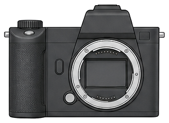 Leica SL2 Body front silhouette
