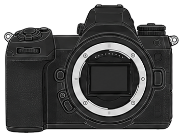 Nikon Z 6II Body front silhouette