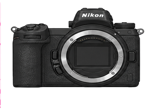 Nikon Z 6 Body front silhouette