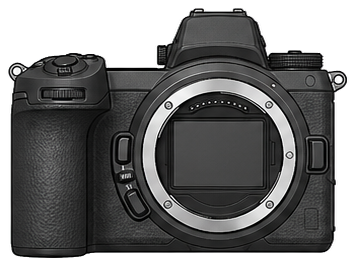 Nikon Z 7II Body front silhouette